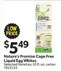 Stop&Shop Nature's Promise Liquid Egg Whites offer