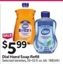 Stop&Shop Dial Hand Soap Refill offer