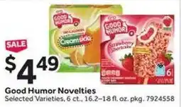 Stop&Shop Good Humor Novelties offer