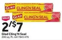 Stop&Shop Glad Cling'n Seal offer