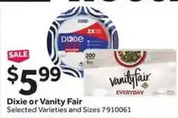 Stop&Shop Dixie or Vanity Fair offer