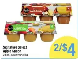Shaw's Signature Select Apple Sauce offer