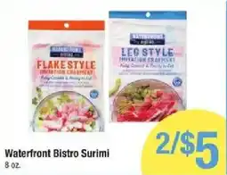 Shaw's Waterfront Bistro Surimi offer