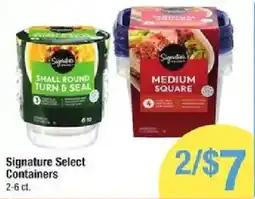 Shaw's Signature Select Containers offer
