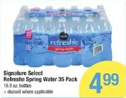 Shaw's Signature Select Refreshe Spring Water offer