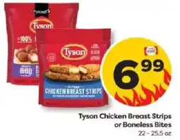 Weis Markets Tyson Chicken Breast Strips or Boneless Bites offer