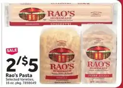 Stop&Shop Rao's Pasta offer