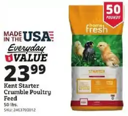 Rural King Kent Starter Crumble Poultry Feed offer