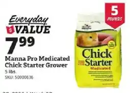 Rural King Manna Pro Medicated Chick Starter Grower offer