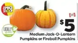 Weis Markets Medium Jack-O-Lantern Pumpkins or Fireball Pumpkins offer