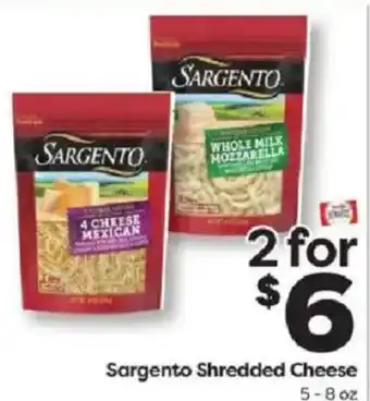 Sargento shredded cheese