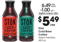 Gerbes Stok Cold Brew Coffee offer