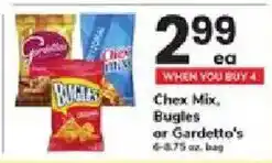 ACME Chex Mix, Bugles or Gardetto's offer