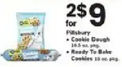 ACME Pillsbury Cookie Dough Ready To Bake Cookies offer