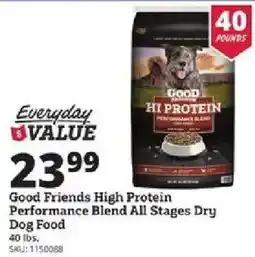 Rural King Good Friends High Protein Performance Blend All Stages Dry Dog Food offer