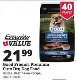Rural King Good Friends Premium Cuts Dry Dog Food offer