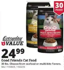 Rural King Good Friends Cat Food offer