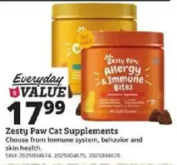 Rural King Zesty Paw Cat Supplements offer