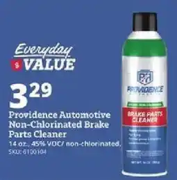 Rural King Providence Automotive Non-Chlorinated Brake Parts Cleaner offer