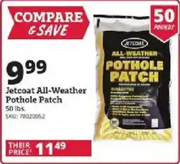 Rural King Jetcoat all-weather pothole patch offer