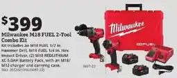 Rural King Milwaukee M18 FUEL 2-Tool Combo Kit offer