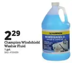 Rural King Champion Windshield Washer Fluid offer
