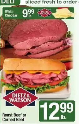 Shaw's Dietz & Watson Roast Beef or Corned Beef offer
