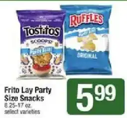 Shaw's Frito Lay Party Size Snacks offer