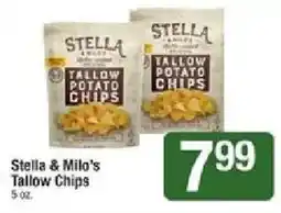 Shaw's Stella & Milo's Tallow Potato Chips offer