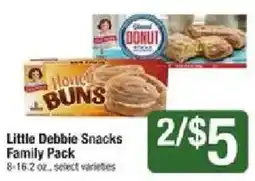 Shaw's Little Debbie Snacks Family Pack offer