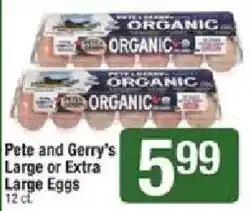 Shaw's Pete and Gerry's Large or Extra Large Eggs offer