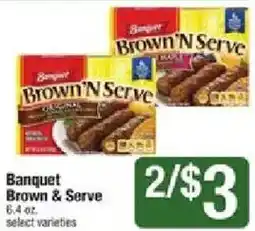 Shaw's Banquet Brown & Serve offer
