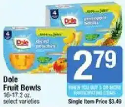 Shaw's Dole Fruit Bowls offer