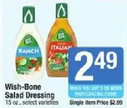 Shaw's Wish-Bone Salad Dressing offer