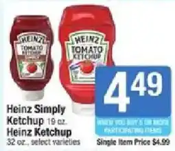 Shaw's Heinz ketchup offer