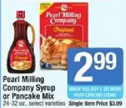 Shaw's Pearl Milling Company Syrup or Pancake Mix offer