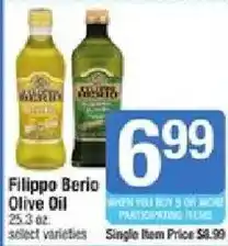 Shaw's Filippo Berio Olive Oil offer