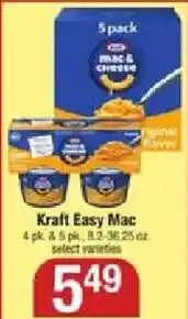 Shaw's Kraft Easy Mac offer