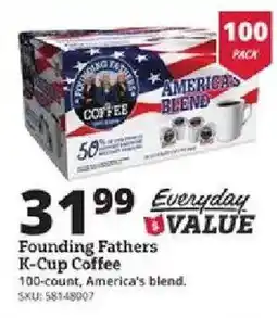 Rural King Founding Fathers K-Cup Coffee offer
