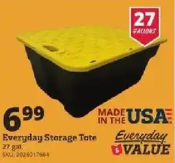 Rural King Everyday Storage Tote offer