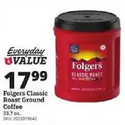 Rural King Folgers classic roast ground coffee offer