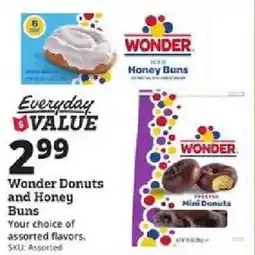 Rural King Wonder donuts and honey buns offer