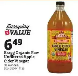 Rural King Bragg Organic Raw Unfiltered Apple Cider Vinegar offer