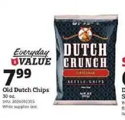 Rural King Old Dutch Chips offer