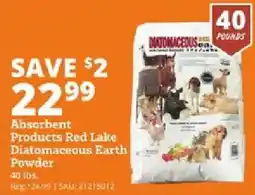 Rural King Absorbent Products Red Lake Diatomaceous Earth Powder offer
