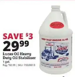 Rural King Lucas Oil Heavy Duty Oil Stabilizer offer