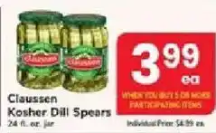 ACME Claussen Kosher Dill Spears offer