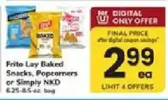 Frito Lay Baked Snacks, Popcorners or Simply NKD
