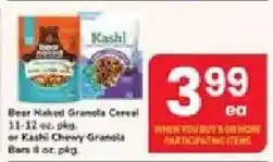 ACME Bear Naked Granola Cereal or Kashi Chewy Granola Bars offer