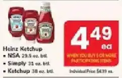 ACME Heinz Ketchup offer